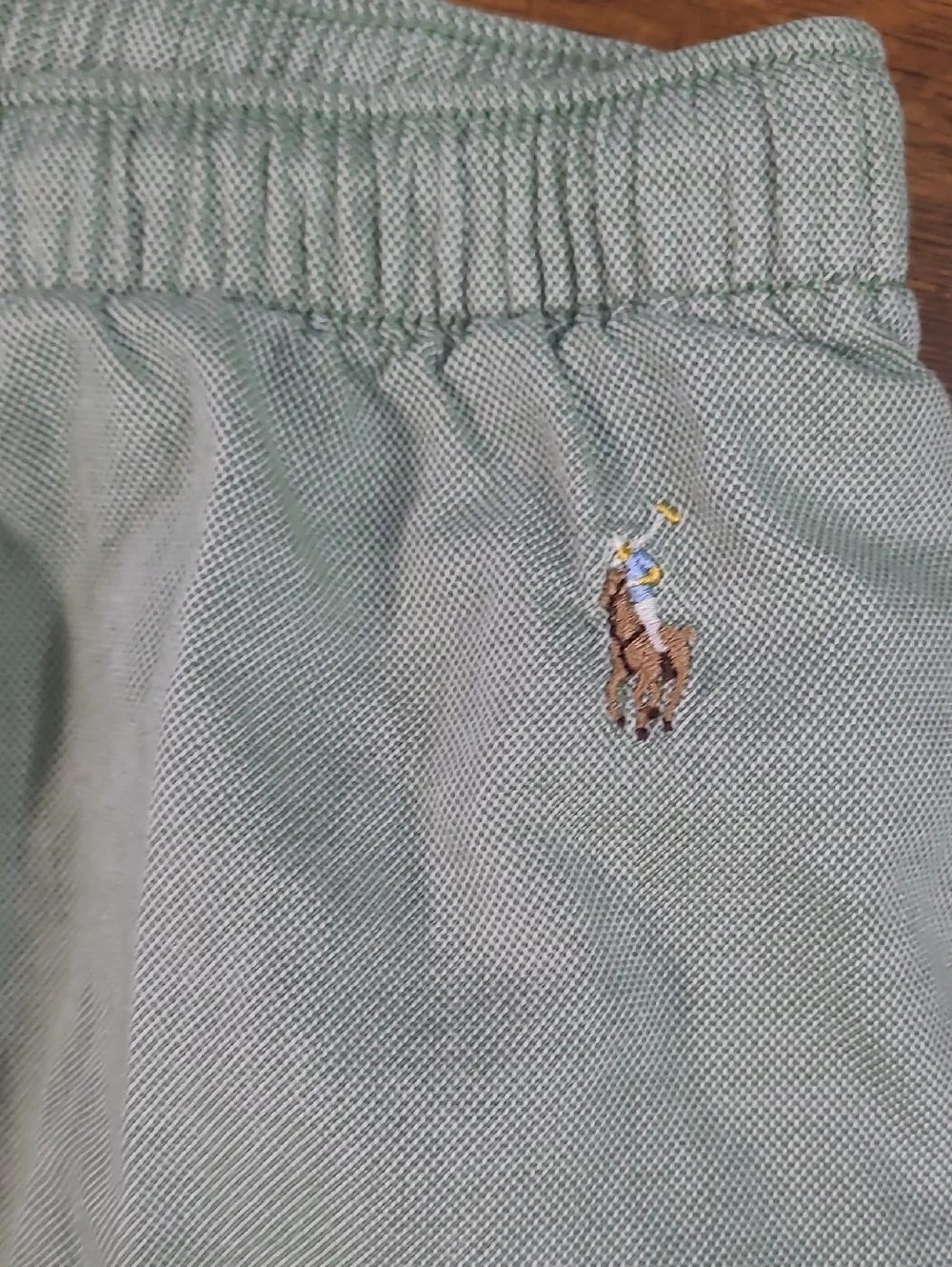 Polo by Ralph Lauren Light Sage Green Drawstring Chinos 100% Cotton Size Large